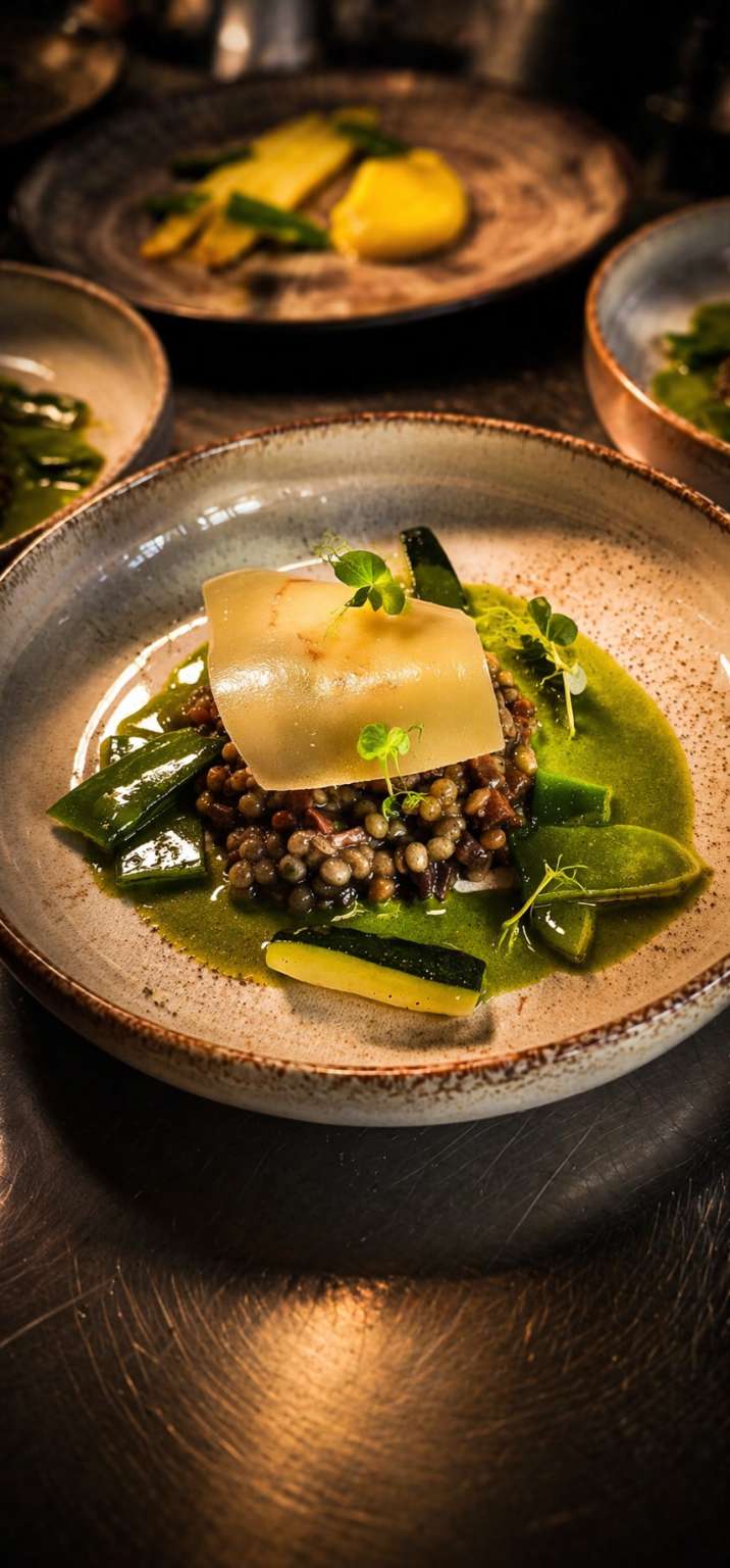 Plat restaurant Le Cheval blanc